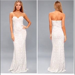 Lulus Olivia Sequin Maxi Dress